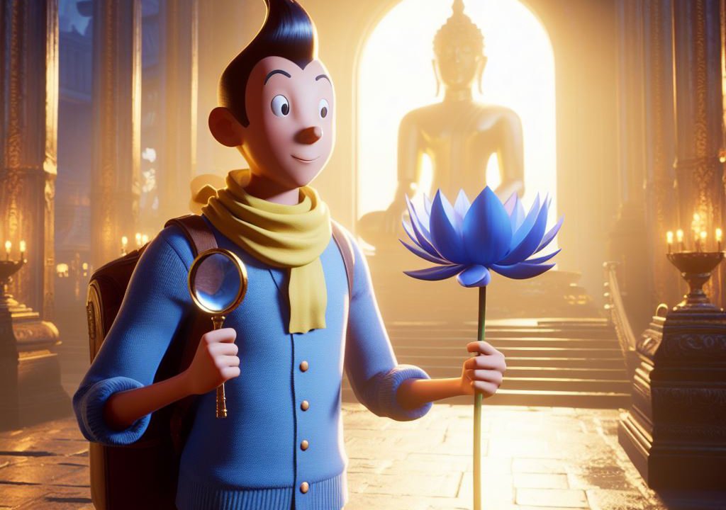 Le Lotus Bleu de Hergé : Exploration du symbolisme floral et culturel
