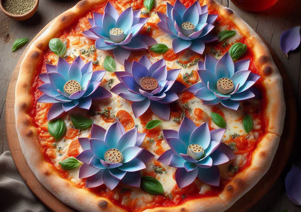 Recette : Pizza au Lotus Bleu