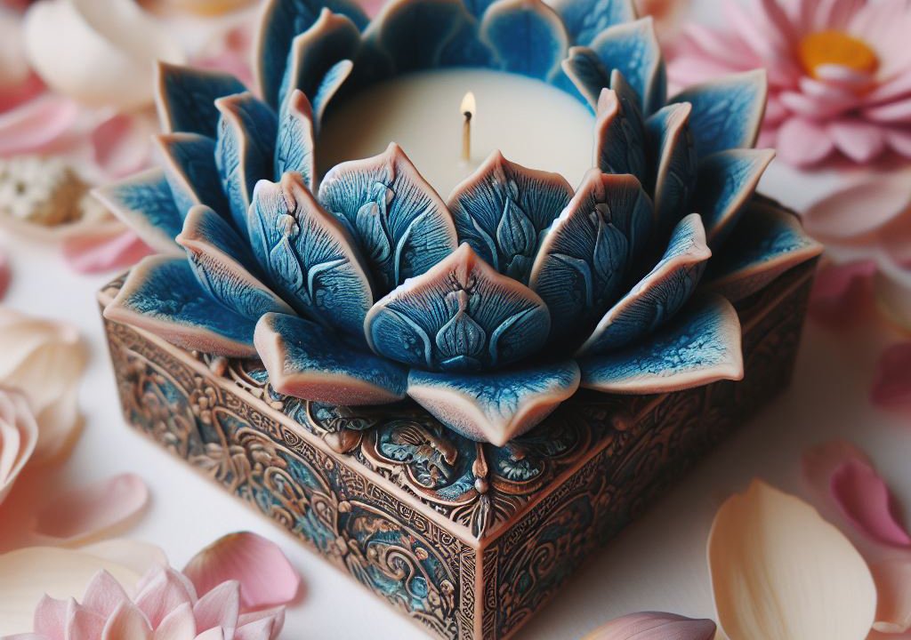DIY : Créez votre propre bougie parfumée à l’huile essentielle de lotus bleu