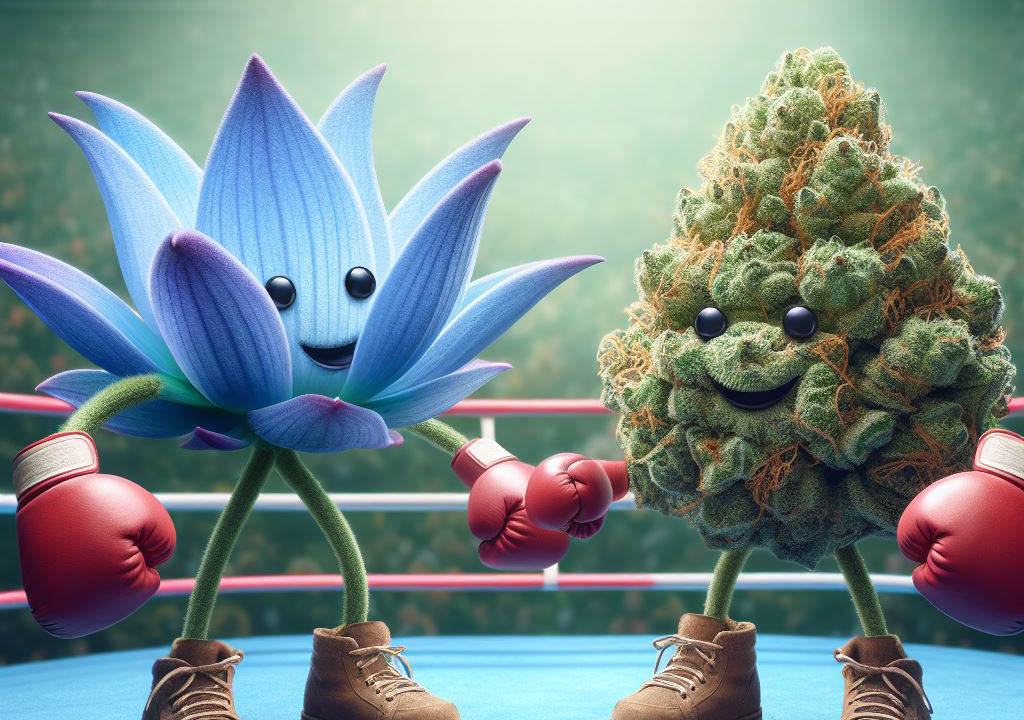 Différences entre fleurs de lotus bleu et fleurs de CBD