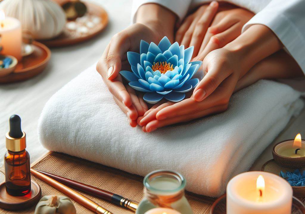 Un guide complet pour préparer un massage relaxant avec l’huile essentielle de Lotus Bleu